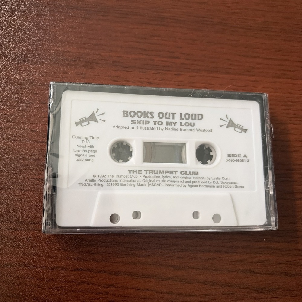 Books Out Loud: Skip To My Lou Cassette Tape 1992 The Trumpet Club Earthling New